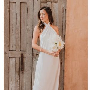 Show Me Your Mumu Jasmine Halter Maxi Dress (XXS)
